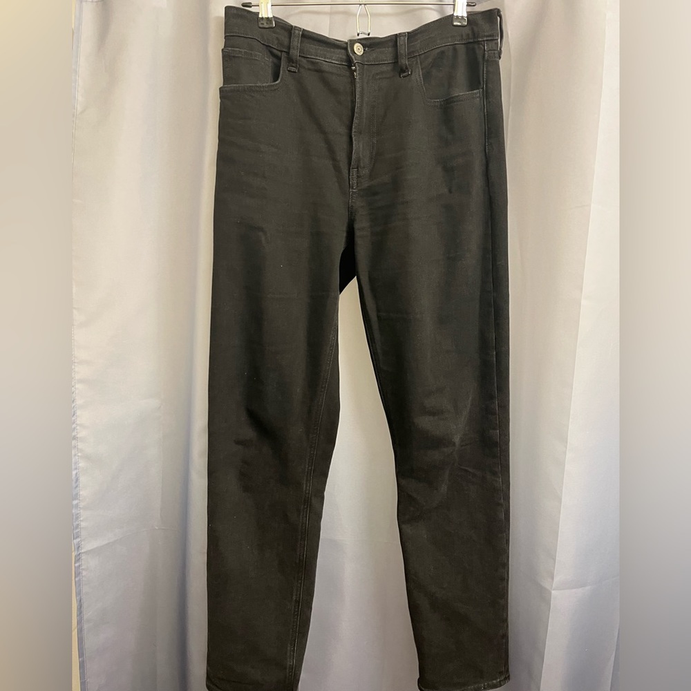 Gap high rise tall cheeky straight black jeans. Very good condition